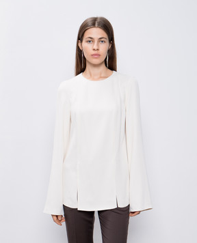 Lou Lou Studio Белая блуза RENAT с шерстью RENAT