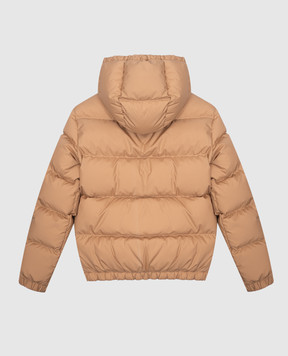 Moncler ENFANT Дитячий коричневий пуховик Claritia J29541A0007554A811214