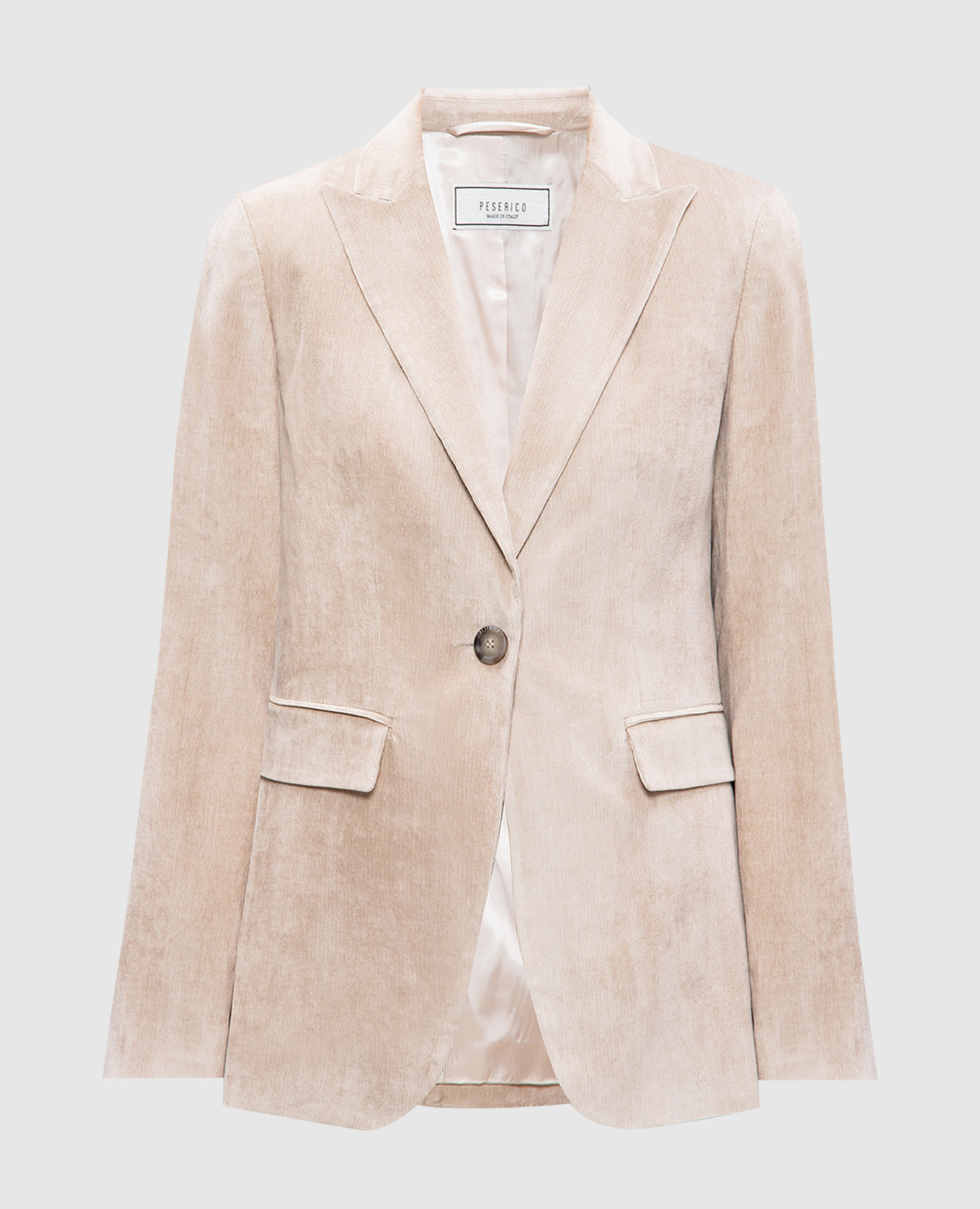 

Бежевый вельветовый жакет, Жакеты