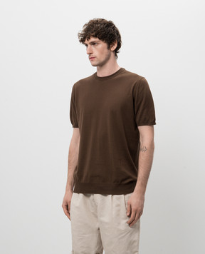 Kiton Футболка цвета хаки UMKXX37