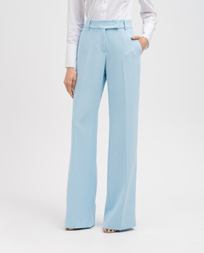 Ermanno Scervino Блакитні штани з лампасами D446P712TEKIK