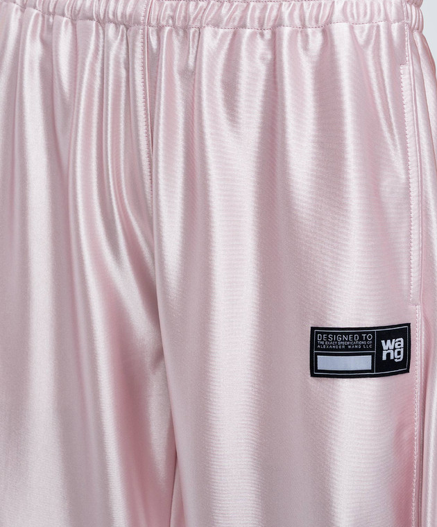 Alexander Wang Розовые спортивные штаны с логотипом 4CC3244367 изображение 5