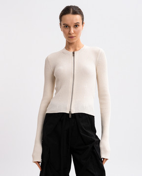Ann Demeulemeester Бежевий кардиган Terna з кашеміром і шовком B0012518KN055