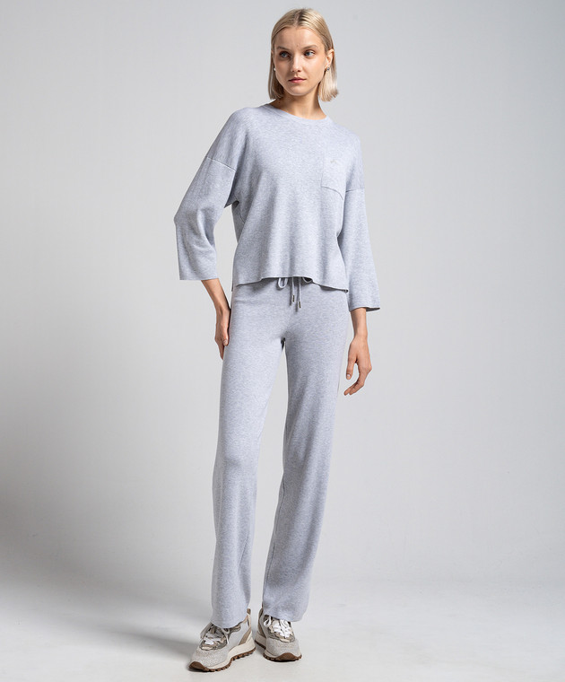 Peserico Серые спортивные штаны S94066F1409234 изображение 2