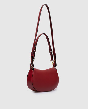 Valentino Червона шкіряна сумка-седл OHVAL 5W2B0N88CVC