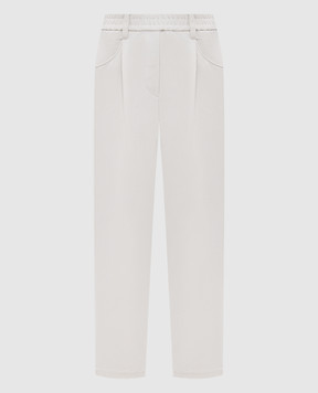 Brunello Cucinelli Штани беежві M0R24P7745