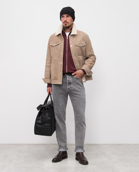 Brunello Cucinelli Белая футболка M0B131308