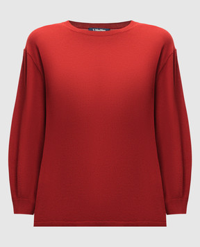 Max Mara Червоний джемпер AMICI з вовни AMICI
