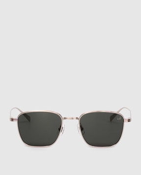 Dunhill Серебристые очки с логотипом DU0103S