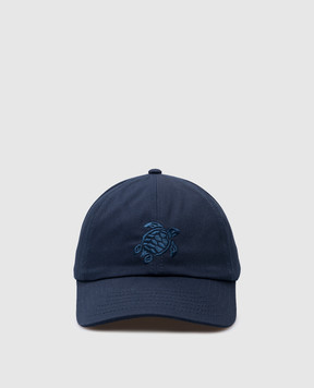 Vilebrequin Синя кепка з вишивкою логотипа CSNU2401m