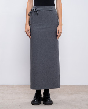 Max Mara Weekend Сіра спідниця FURETTO FURETTO