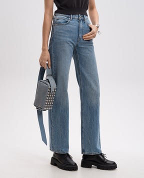 Alexander Wang Блакитна сумка Ricco з нубуку 20125K21L