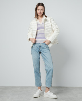 Twinset Фиолетовый пуловер с люрексом 241TP3381