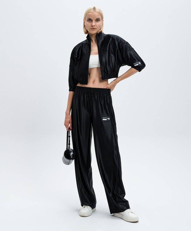 Alexander Wang - Черные спортивные брюки с логотипом патча. 4CC3244367 купить в Symbol Alexander Wang - Черные спортивные брюки с логотипом патча. 4CC3244367 купить в Symbol