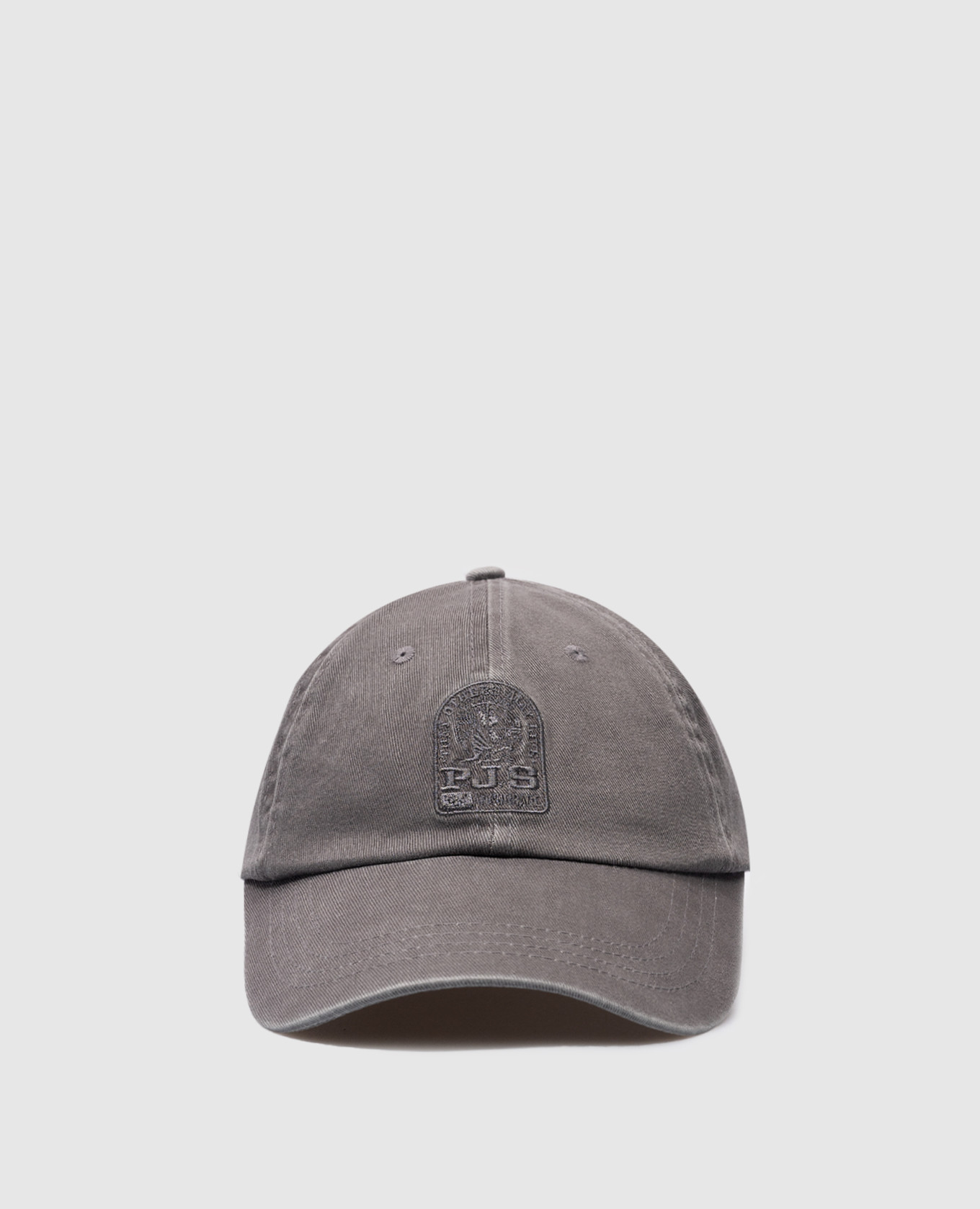 Gray Adrine cap with logo embroidery