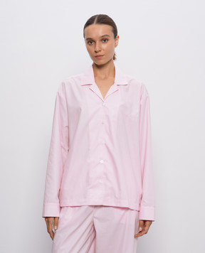 Dore & Rose Розовая пижамная рубашка в полоску LONGSLEEVESTRIPEDPJTOP