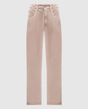 Brunello Cucinelli Бежеві джинси з патчем логотипа M0H43P5797