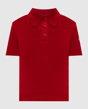 Moncler Красное поло с логотипом J20939A00001M1113