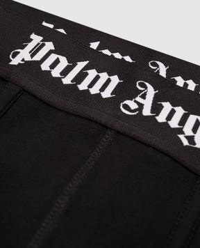 Palm Angels Набор черных трусов-боксеров с логотипом. PMUH009S25FAB001
