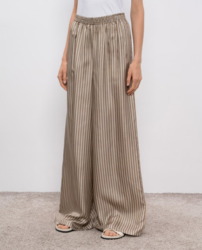 Max Mara Палаццо LADINO із шовку в смужку LADINO