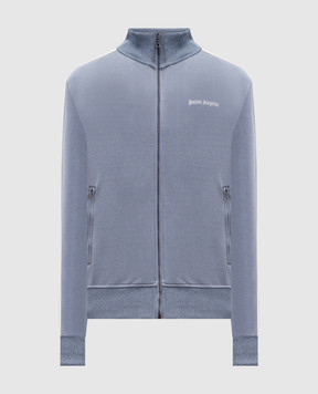 Palm Angels Голубая спортивная куртка с логотипом PMBD058F25FAB002