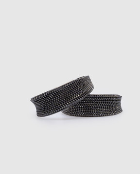Peserico Серые серьги-конго Gilda E35434C0CC371