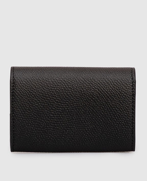 Valentino Чорне шкіряне портмоне з логотипом 7W2P0AS7SNP