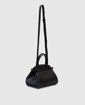 Gianni Chiarini Чорна шкіряна сумка-тоут Farah BS11465TKLCM