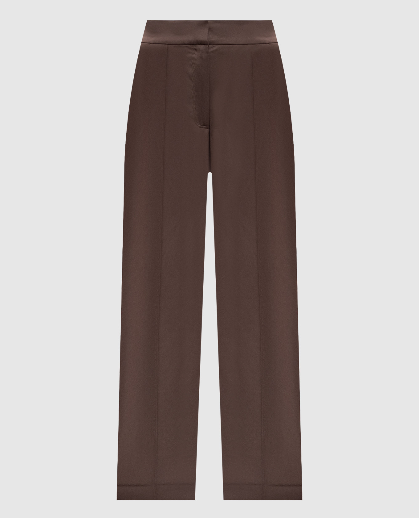 

Коричневые брюки Kyra, Коричневый, Прямые брюки