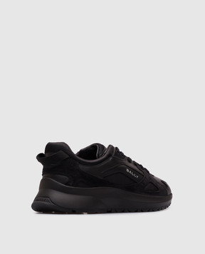 Bally Черные кроссовки Damyen-T с логотипом. MSK0CHTE080