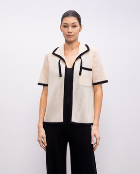 Allude Бежевий кардиган з вовни і кашеміру 25217090