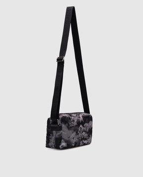 Off-White Сіра сумка в принт OMNQ081S25FAB001