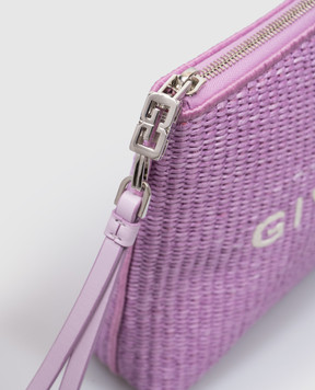 Givenchy Фіолетова косметичка з візерунком логотипа BB60KSB1TX