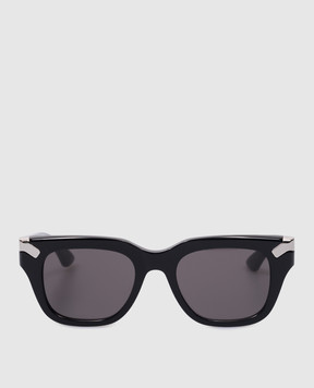 Alexander McQueen Черные очки с логотипом 781942J0749