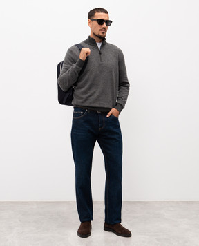 Loro Piana Сірий джемпер з кашеміру FAP5949