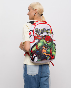 Sprayground Дитячий білий рюкзак TEENAGE MUTANT NINJA TURTLES RAPHAEL 910B7146NSZ