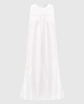 Peserico Біла сукня з ланцюжком моніль S0216002769