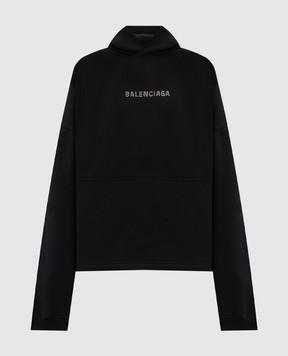 Balenciaga Черные худи с кристаллами 818433TQVY1