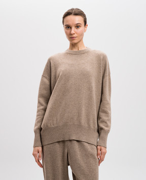 Brunello Cucinelli Коричневий светр з кашеміру M12723000