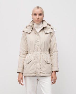 Herno Бежева куртка з логотипом GC000524D12706