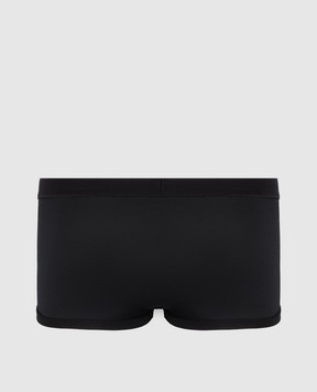 Zimmerli Чорні труси-боксери з логотипом 2861445