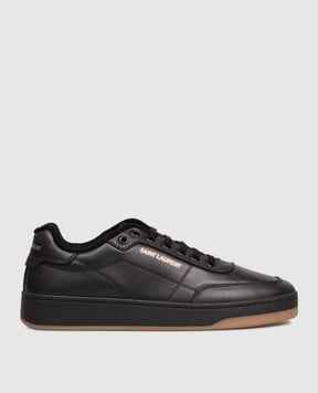 Saint Laurent Чорні шкіряні кросівки SL/61 81947600N00