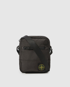 Stone Island Сіра сумка CORDURA з нашивкою логотипа K2S159200011S0075
