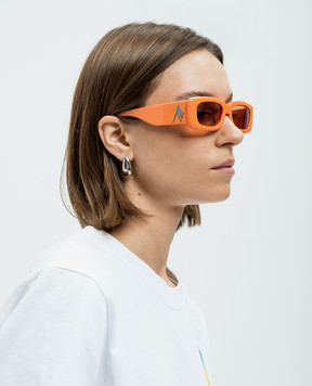 The Attico by Linda Farrow Помаранчеві сонцезахисні окуляри Mini Marfa ATTICO16C16