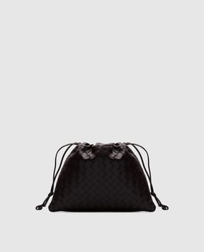 Bottega Veneta Коричневая кожаная сумка-кисет Dustbag 796728V3IV1