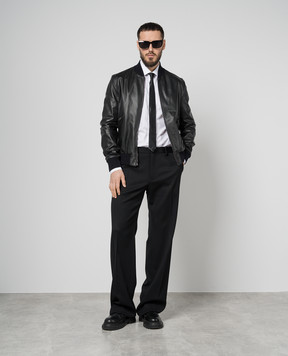 Dolce&Gabbana Чорні штани з вовни GYZMHTGH862