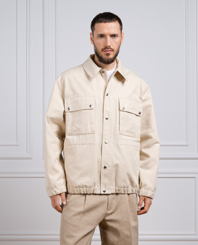 Loro Piana Бежевая куртка Toei FAO0738