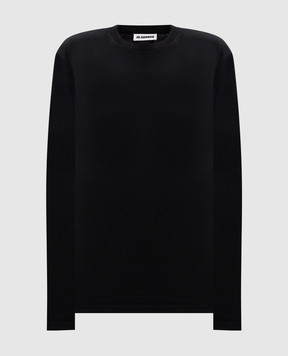 Jil Sander Черный лонгслив J01GC0106J45051
