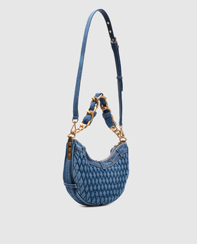 Balmain Синя сумка-хобо Soft Moon 1945 EN1BQ954TTSD