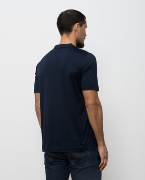 Canali Синя футболка MJ00002T0356